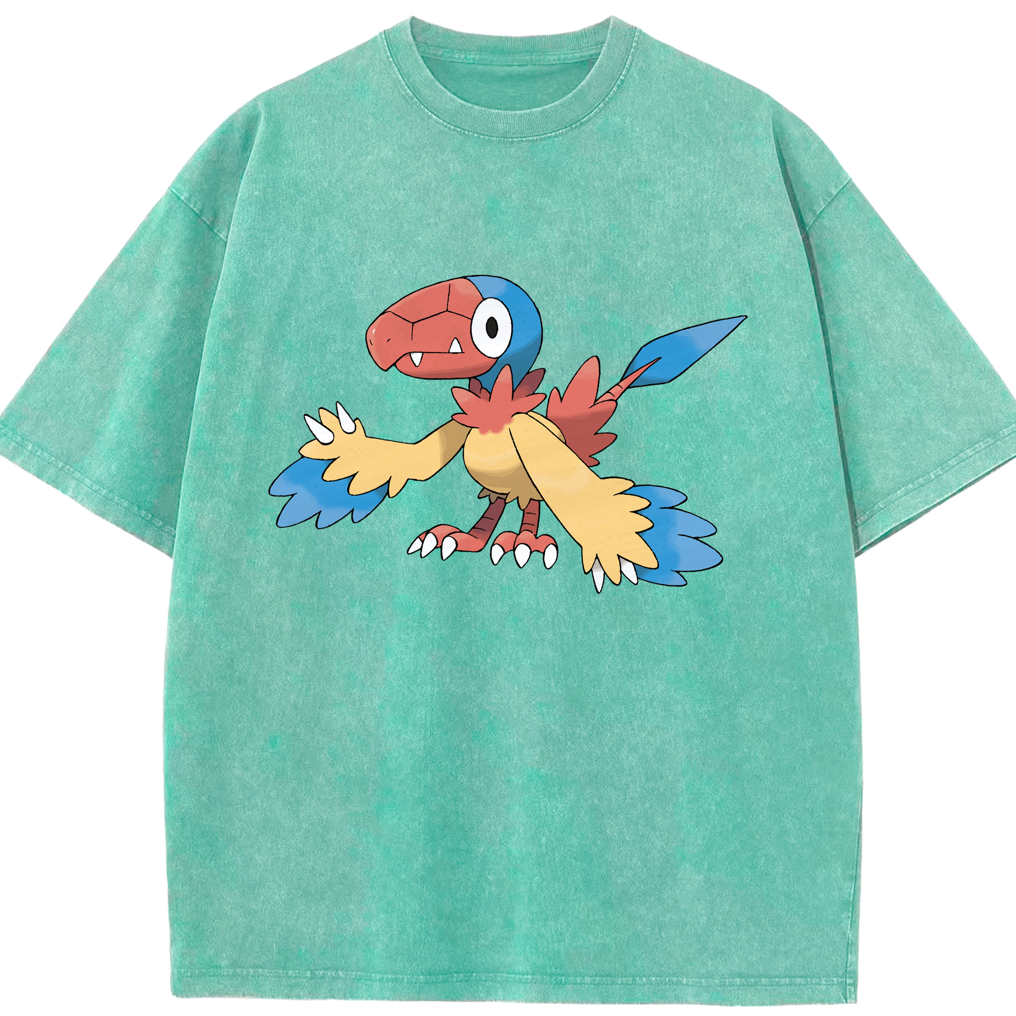 （画像用） ポケットモンスター Pokémon 綿100% ヴィンテージ風 半袖Tシャツ（フロントプリント）